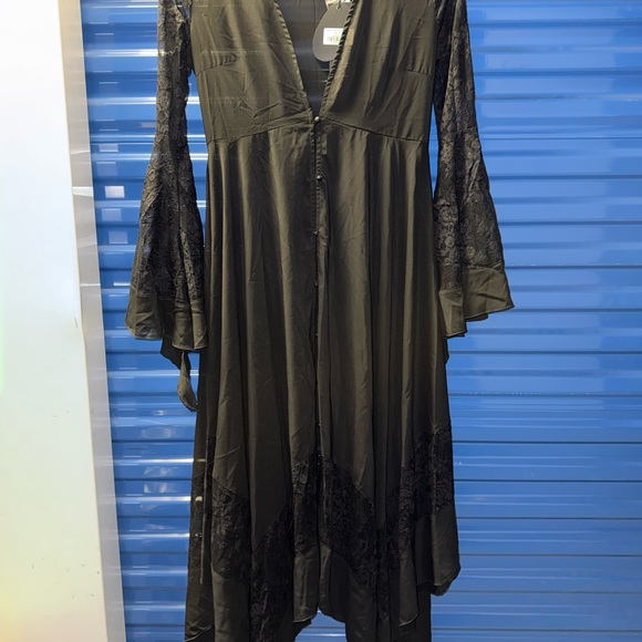 Killstar Black Lace Maxi Dress - Picture 2 of 7